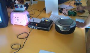 Des consoles intégrée dans des objets usuels (Super Nintendo, Nintendo 64 et GameCube)